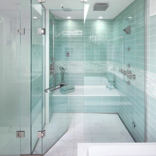 frameless shower | Hard Water