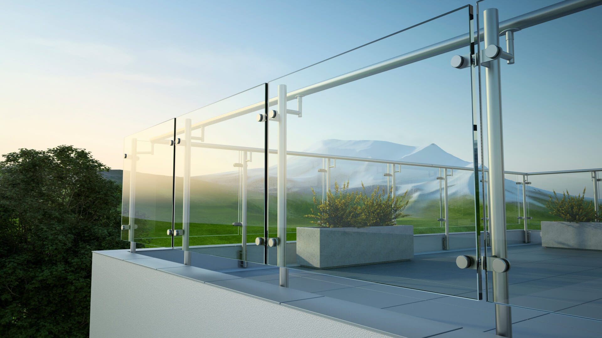 Glass Handrails