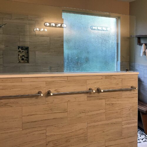 frameless shower