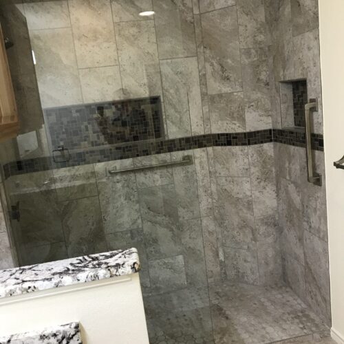 frameless shower