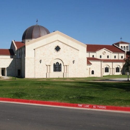 Exterior View of Custom Storefront Windows | St. William Catholic Church | Commercial Projects | Anchor-Ventana