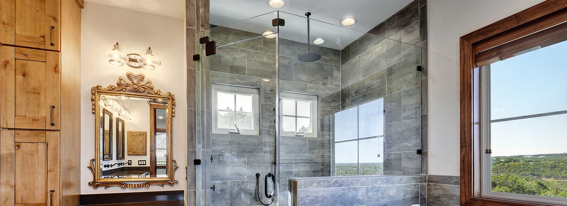 Frameless Shower