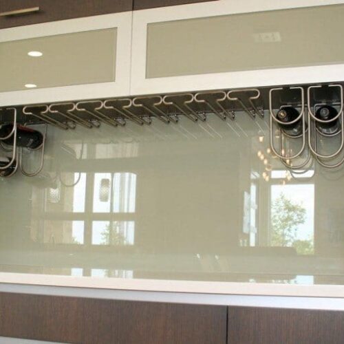 Back Painted Cabinet Glass & Backsplash in Kitchen | Colored Glass Gallery | Residential Products | Anchor-Ventana Glass