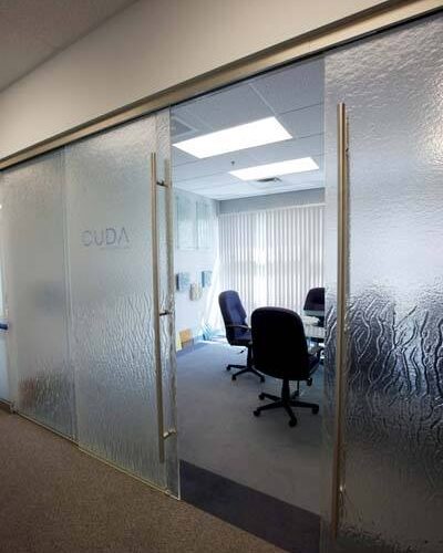 Sliding Interior Door | Entrances Gallery | Commercial Products | Anchor-Ventana Glass