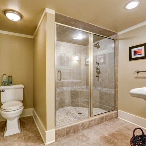 frameless shower