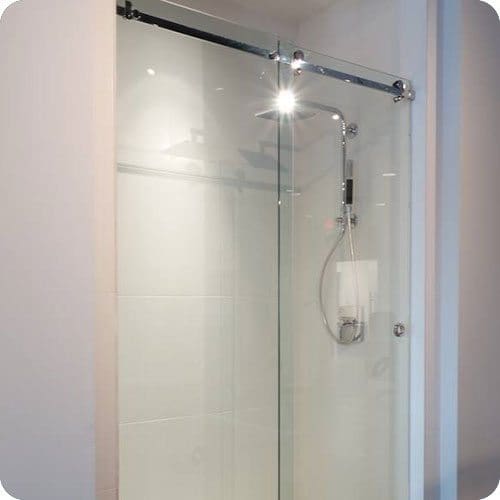 Frameless Serenity Sliding Shower Enclosure | Shower Enclosures | Products | Residential | Anchor-Ventana Glass