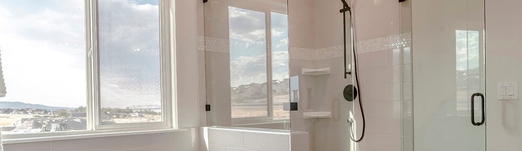 Example Semi-Frameless Shower Enclosures