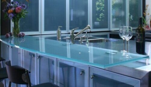 Anchor Ventana Glass Custom glass table tops in Austin TX