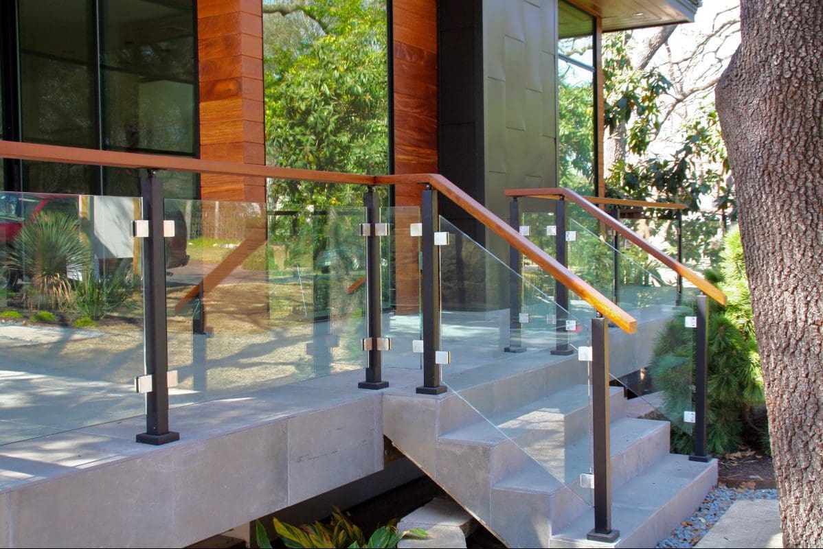 glass handrail