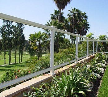 ARS Glass Handrail with at Garden Area | Glass Handrail Systems | Residential Gallery | Anchor-Ventana Glass