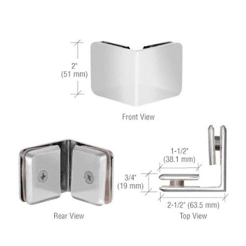 Glass-to-Glass Clamp | Hardware Options | Residential | Anchor-Ventana