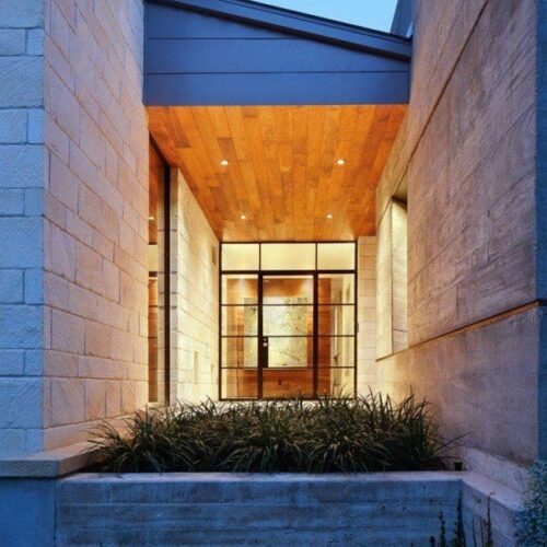 Custom Glass Entryway Door | Glass Wall Systems Gallery | Residential Products | Anchor-Ventana Glass