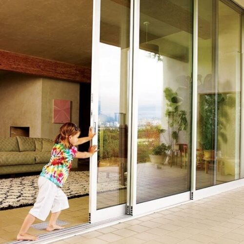 Dorma Doors at Living Room & Back Patio | Glass Wall Systems Gallery | Residential Products | Anchor-Ventana Glass