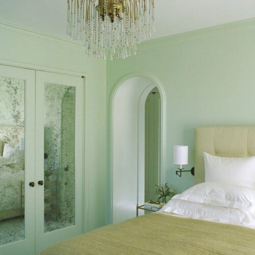 French Antique Mirrors Set in Closet Doors in Bedroom | Mirrors Gallery | Anchor-Ventana Glass