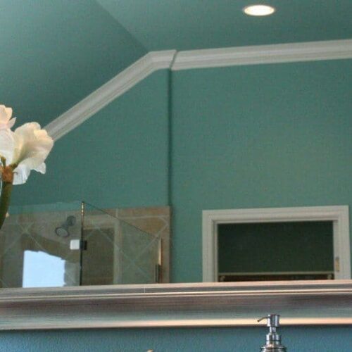 Framed Mirror in Bathroom | Mirrors Gallery | Anchor-Ventana Glass