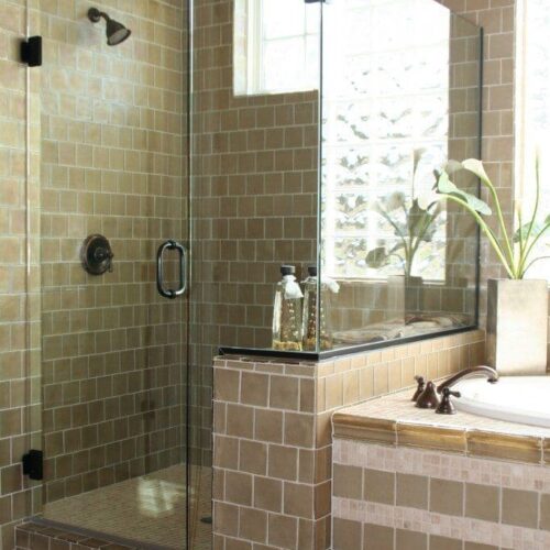 Frameless Shower - Bathroom - Eclectic | Shower Gallery | Anchor-Ventana Glass