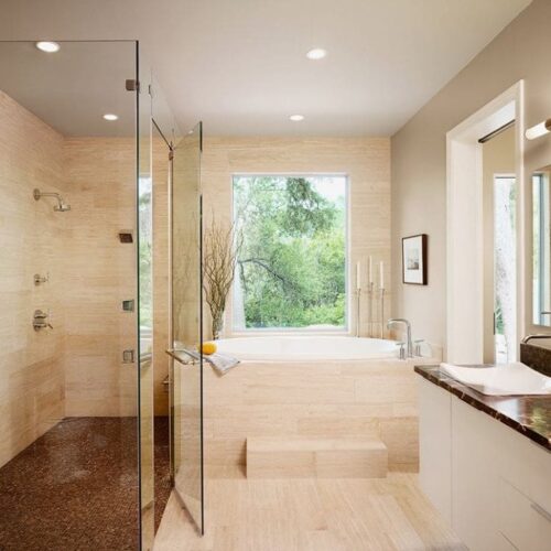 Transform your cramped bathroom to a more convenient, elegant and easy to clean space | Shower Gallery | Anchor-Ventana Glass