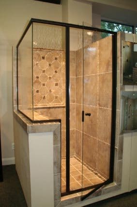 Modern Shower - Traditional Framed Shower Door | Shower Gallery | Anchor-Ventana Glass