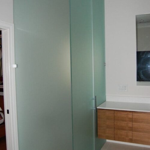 Frameless Glass Shower Door - Modern Bathroom | Shower Gallery | Anchor-Ventana Glass