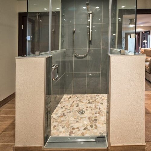 Frameless Glass Shower | Shower Gallery | Anchor-Ventana Glass