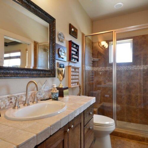 Contemporary Bathroom - Framed Shower Door | Shower Gallery | Anchor-Ventana Glass