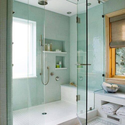 Let Anchor-Ventana make your bath a beautiful place with a frameless shower enclosure | Shower Gallery | Anchor-Ventana Glass