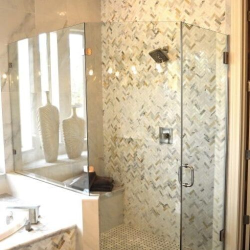 Frameless Shower - Bathroom - Eclectic | Shower Gallery | Anchor-Ventana Glass