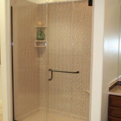 Frameless Shower - Bathroom - Eclectic | Shower Gallery | Anchor-Ventana Glass